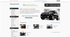 Desktop Screenshot of classyautos.com